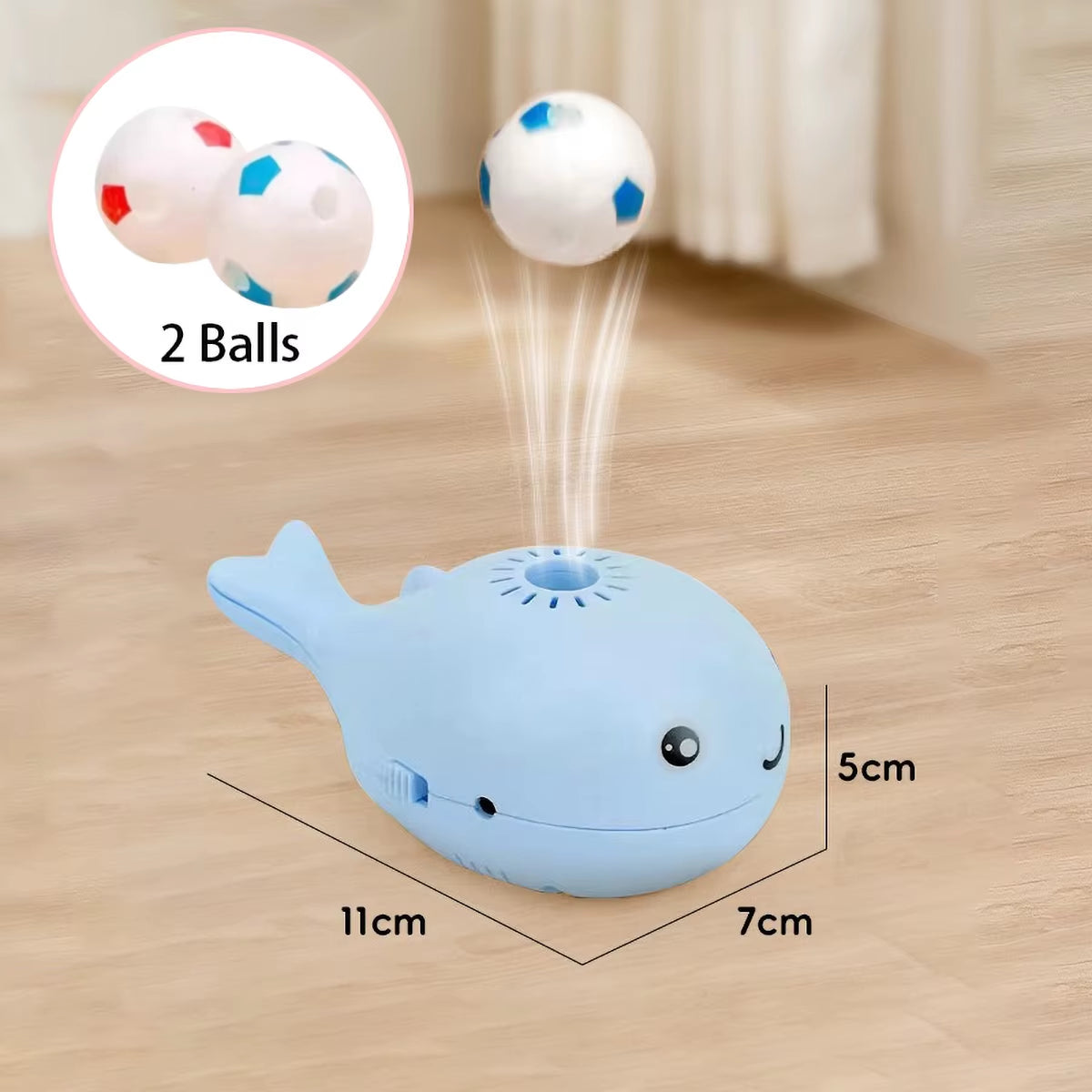 Whale-Shaped Electric Jet Cat Toy - Interactive USB Fan for Endless Fun!