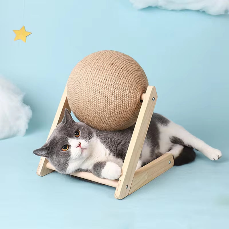 Cat Scratching Ball – Sisal Rope Paw Grinding Toy
