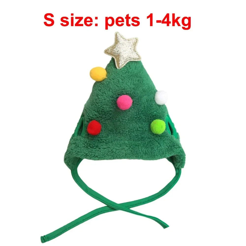Christmas Pet Costume Set – Santa & Elk Outfit