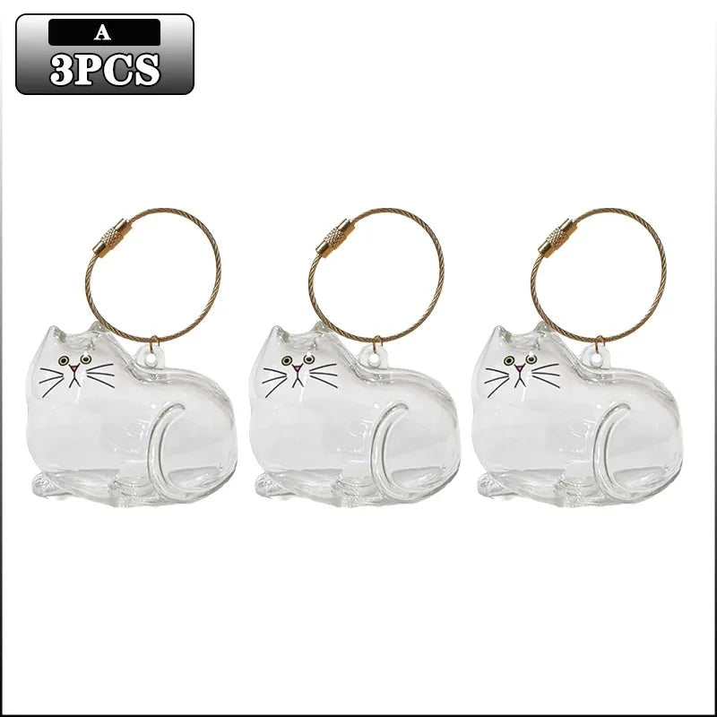 Cat Fur Memorial Keychain – Keepsake Pendant