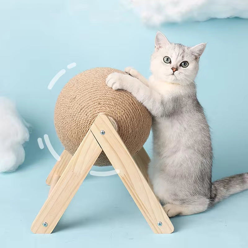 Cat Scratching Ball – Sisal Rope Paw Grinding Toy