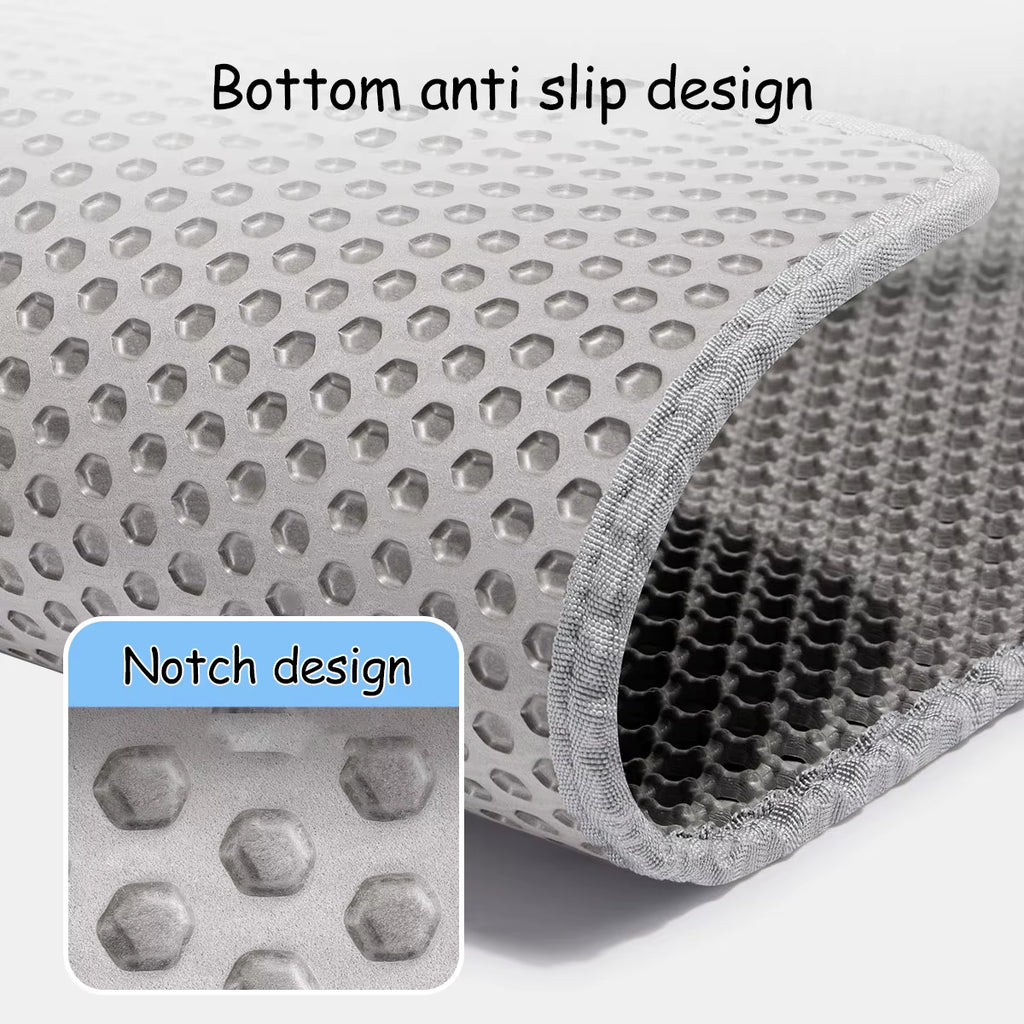 Waterproof Cat Litter Mat – 60x90cm, Double Layer