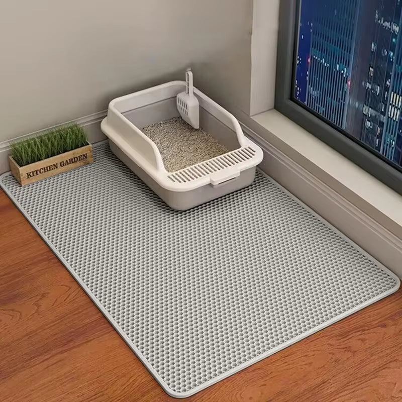 Waterproof Cat Litter Mat – 60x90cm, Double Layer