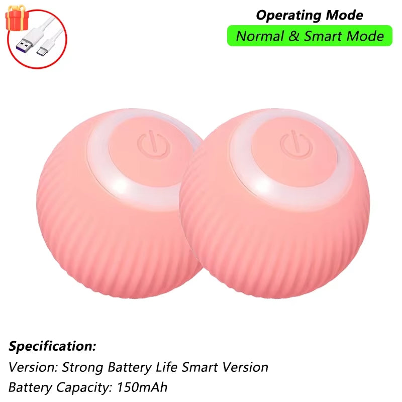 Smart Interactive Cat Ball Toy – Rechargeable