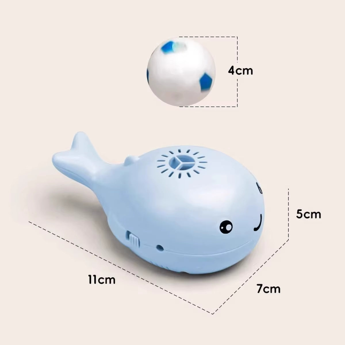 Whale-Shaped Electric Jet Cat Toy - Interactive USB Fan for Endless Fun!