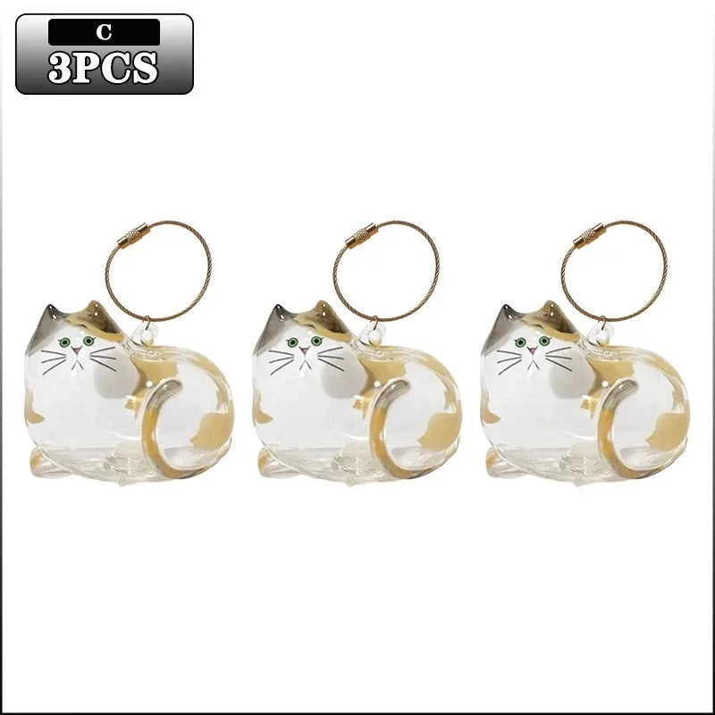 Cat Fur Memorial Keychain – Keepsake Pendant