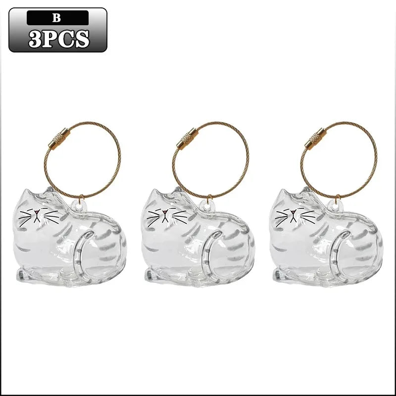 Cat Fur Memorial Keychain – Keepsake Pendant
