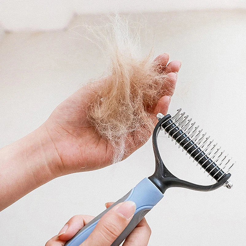 Professional Pet Deshedding Brush – Dog & Cat