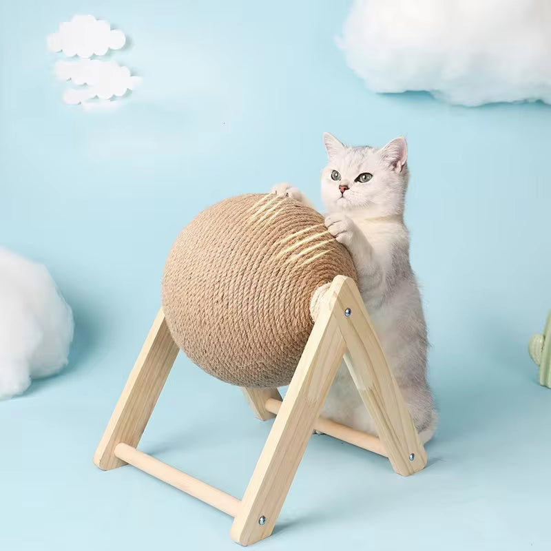 Cat Scratching Ball – Sisal Rope Paw Grinding Toy