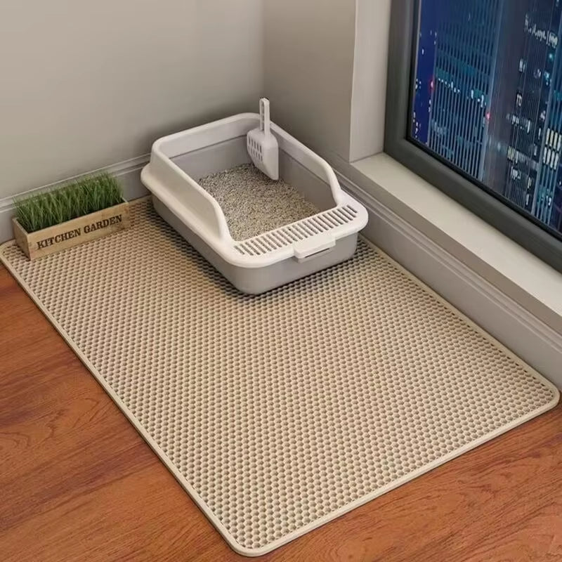 Waterproof Cat Litter Mat – 60x90cm, Double Layer