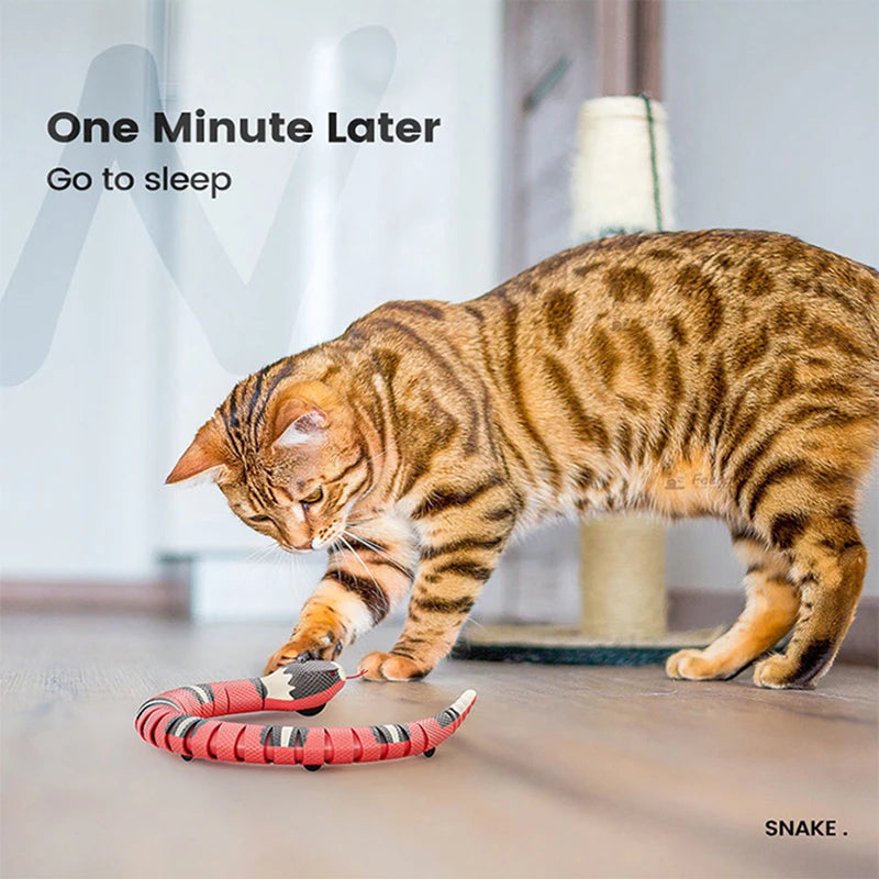 Automatic Smart Cat Toy – Interactive Snake Play