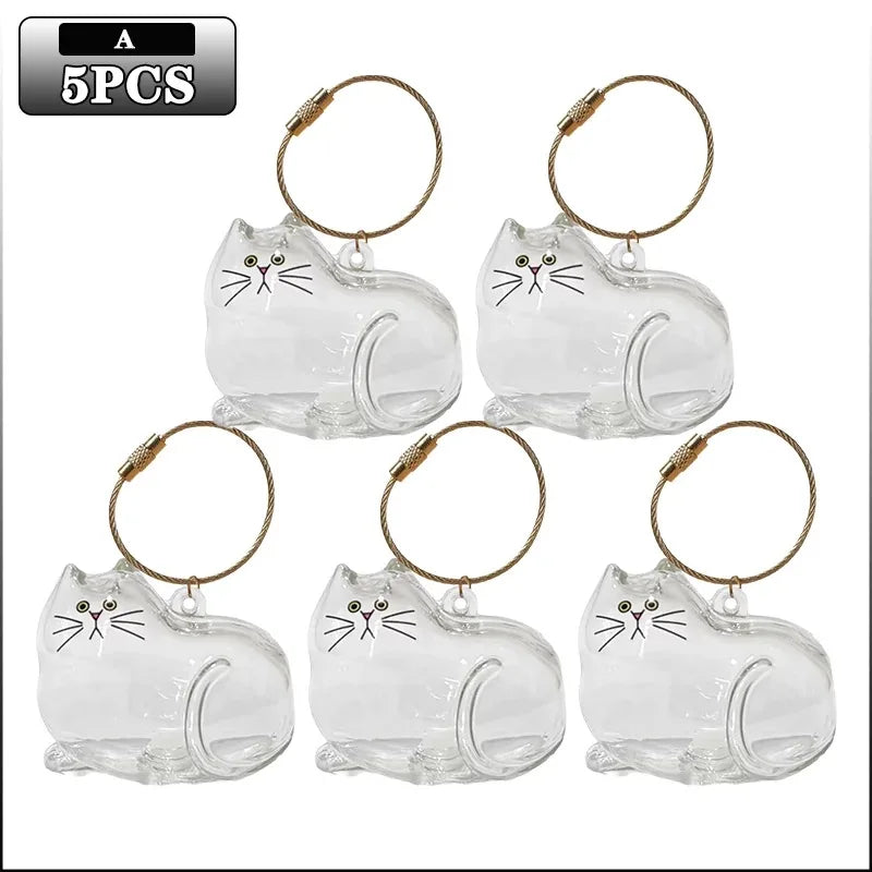 Cat Fur Memorial Keychain – Keepsake Pendant