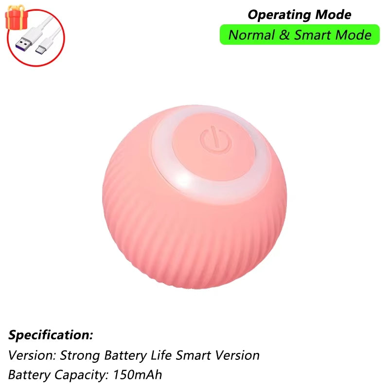 Smart Interactive Cat Ball Toy – Rechargeable