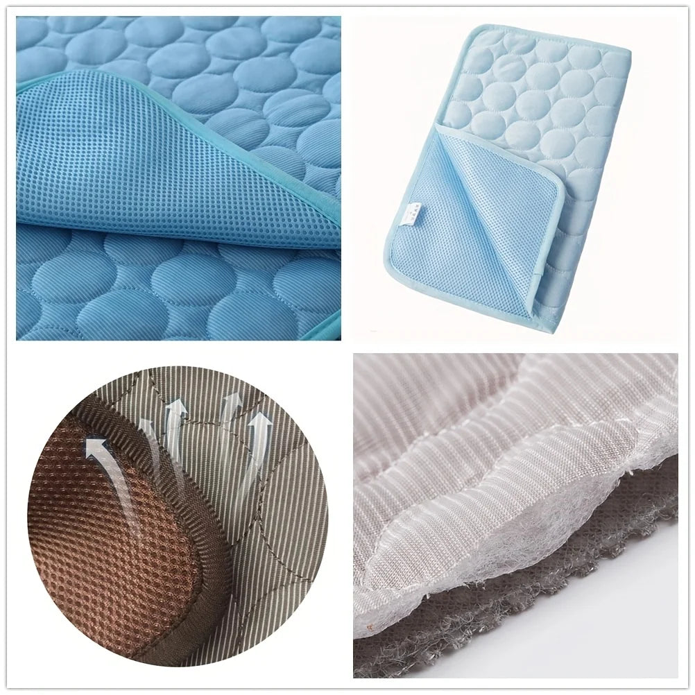 Dog & Cat Cooling Mat – Summer Ice Pad Bed
