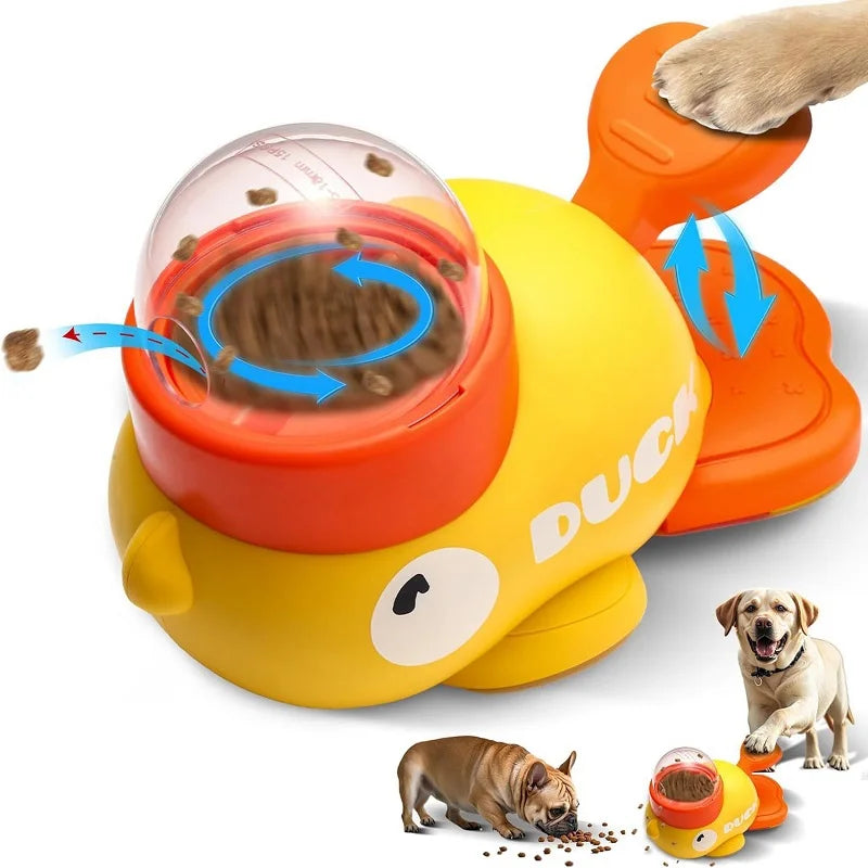 Automatic Anti-Slip Pet Puzzle Feeder – Snack Dispenser for Dogs & Cats