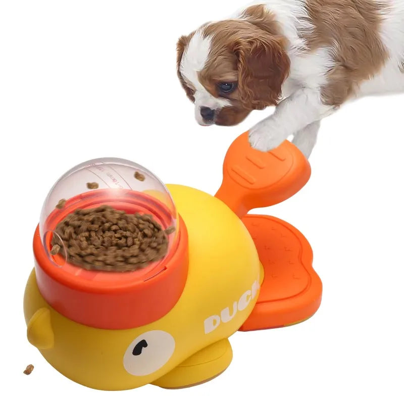 Automatic Anti-Slip Pet Puzzle Feeder – Snack Dispenser for Dogs & Cats