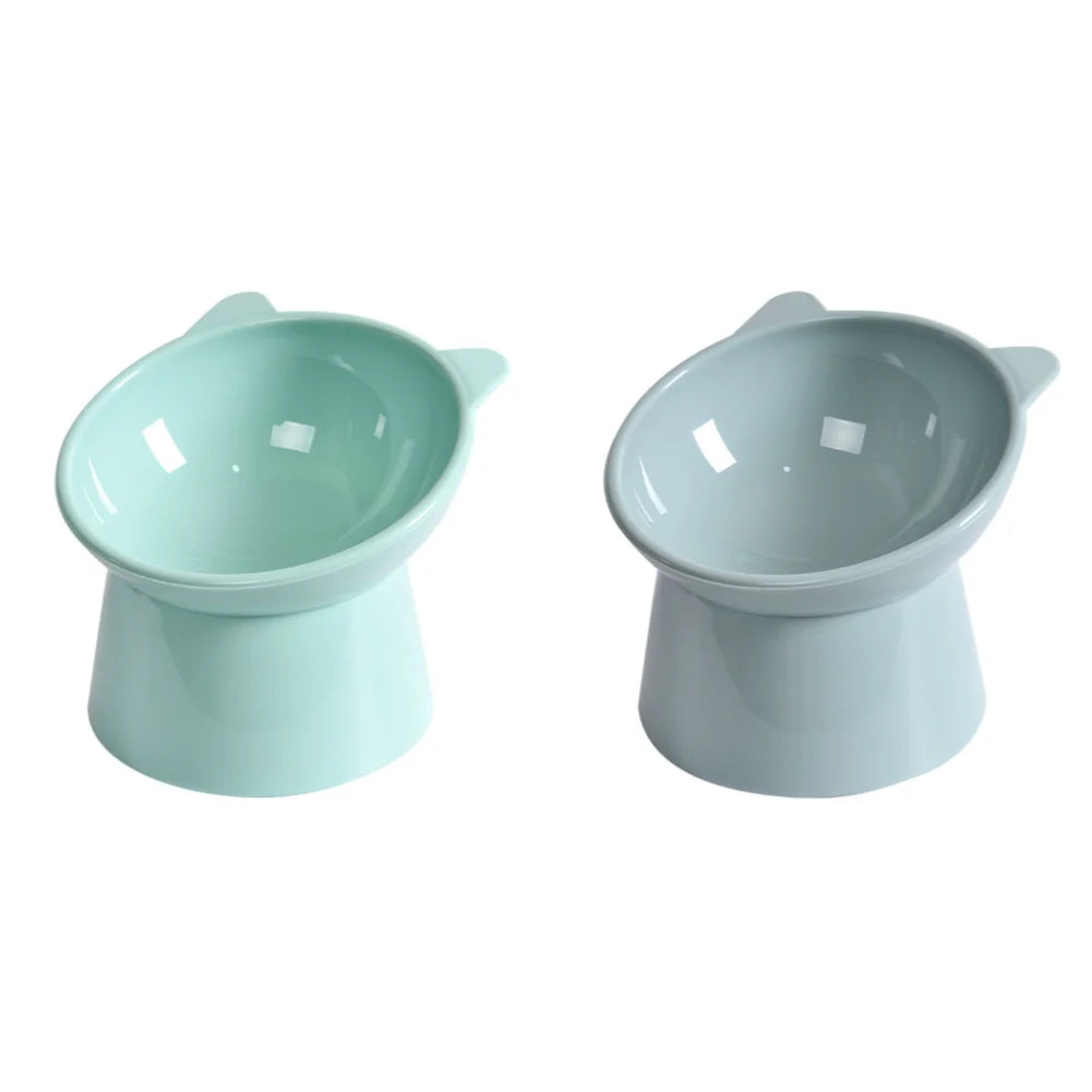 Ergonomic Elevated Cat Bowl – Anti-Vomiting, Non-Slip Food Dish for Cats & Small Dogs