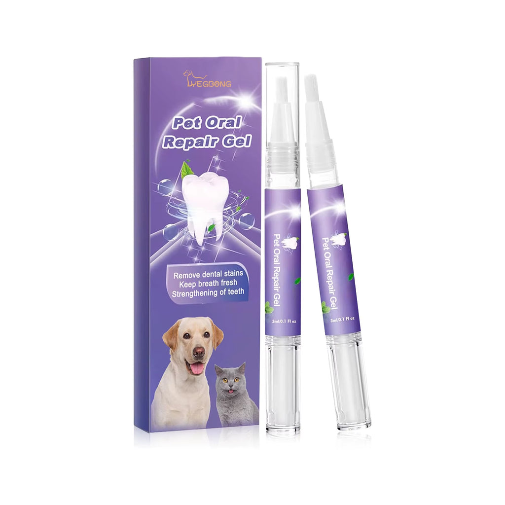 Pet Teeth Cleaning Gel – Tartar & Odor Remover
