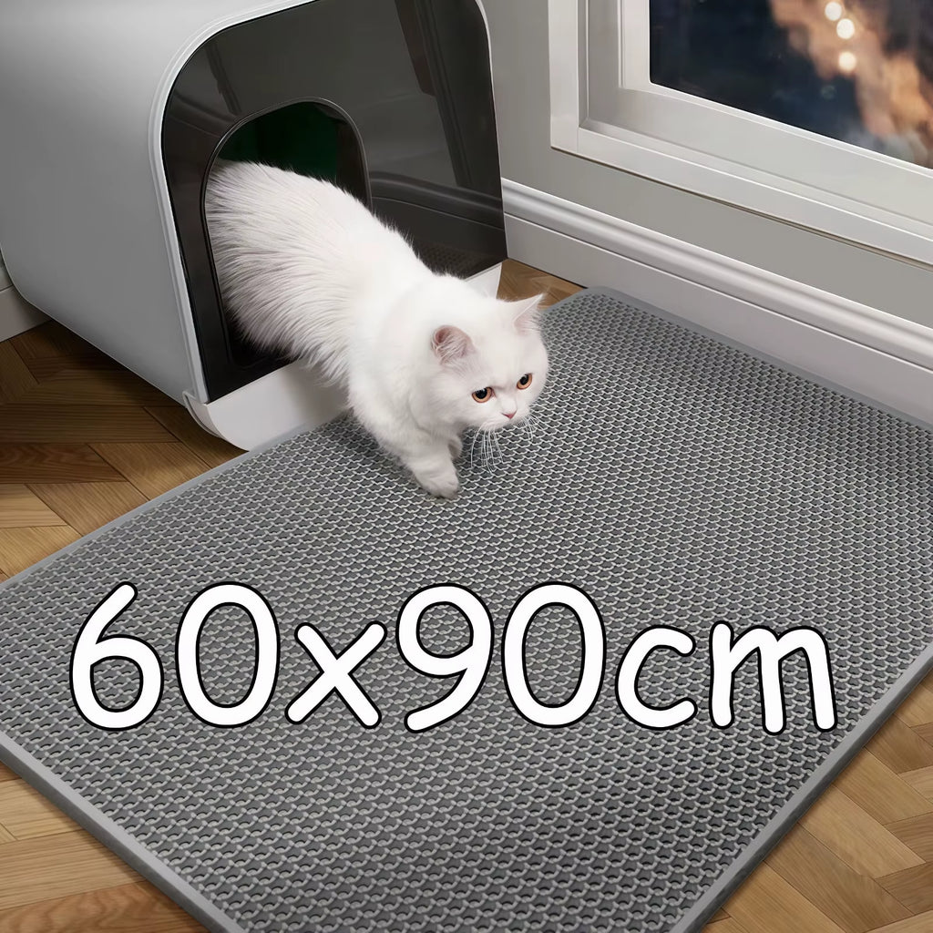 Waterproof Cat Litter Mat – 60x90cm, Double Layer