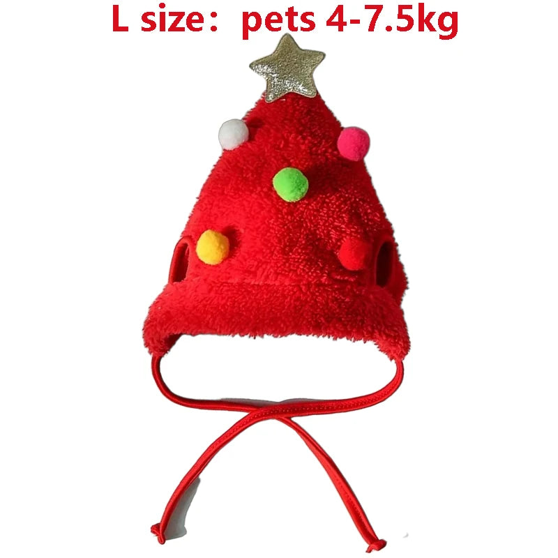 Christmas Pet Costume Set – Santa & Elk Outfit