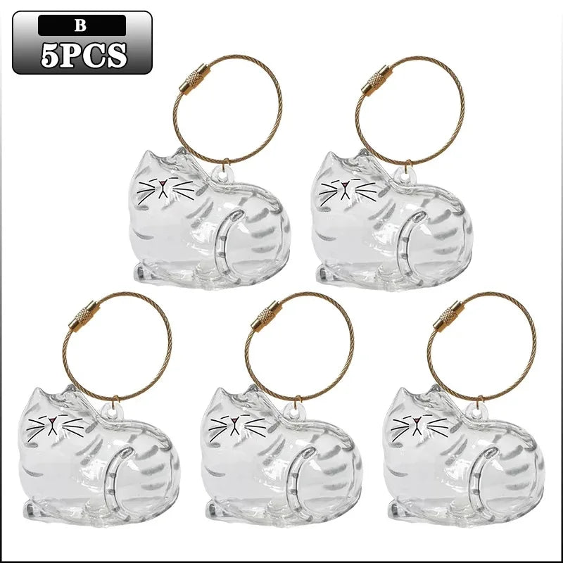 Cat Fur Memorial Keychain – Keepsake Pendant