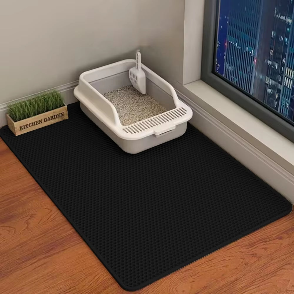 Waterproof Cat Litter Mat – 60x90cm, Double Layer