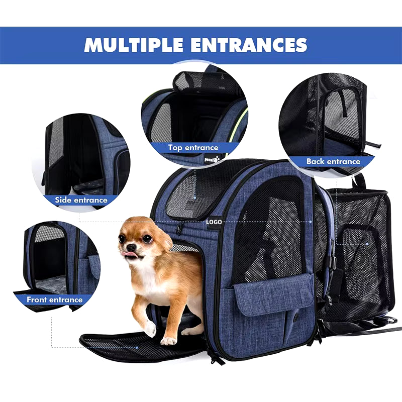 Expandable Pet Backpack for Cats & Puppies