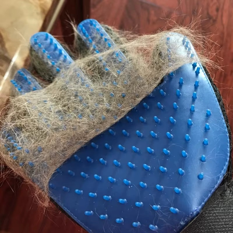Pet Grooming Glove – Hair Remover & Massager
