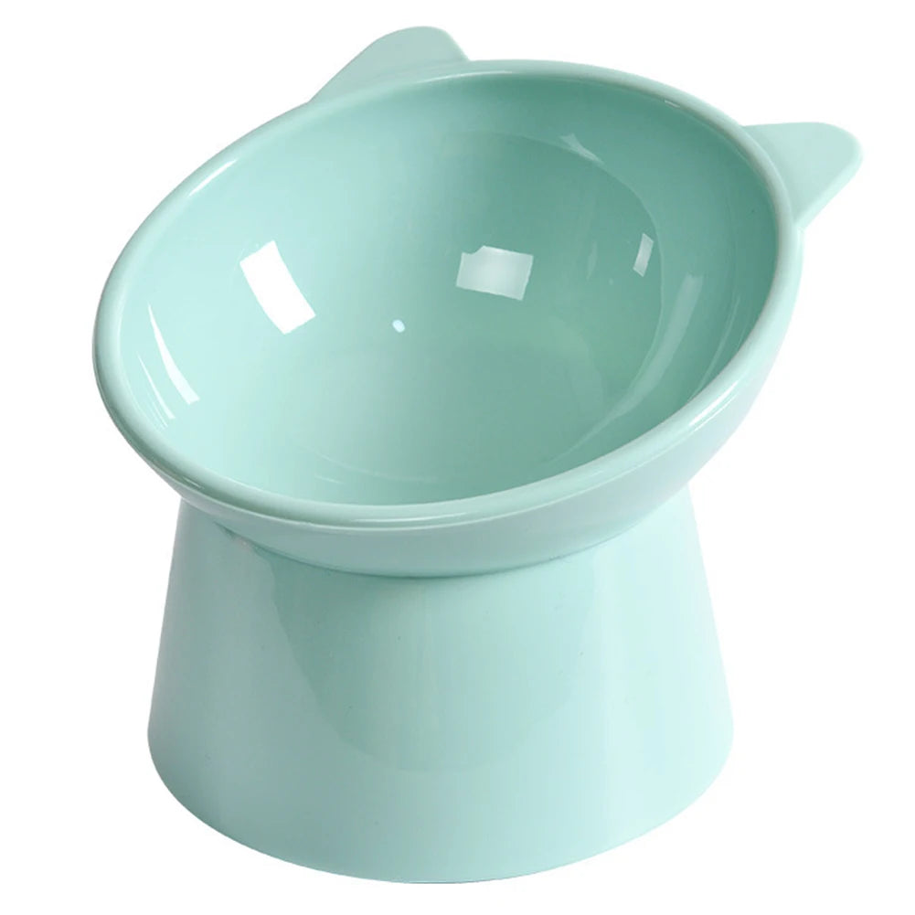 Ergonomic Elevated Cat Bowl – Anti-Vomiting, Non-Slip Food Dish for Cats & Small Dogs