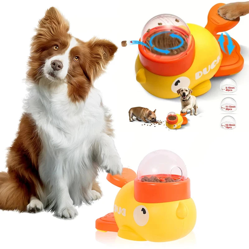 Automatic Anti-Slip Pet Puzzle Feeder – Snack Dispenser for Dogs & Cats