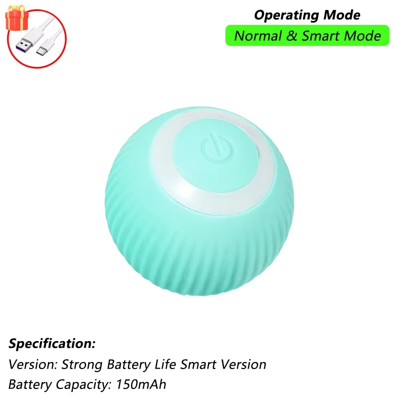 Smart Interactive Cat Ball Toy – Rechargeable