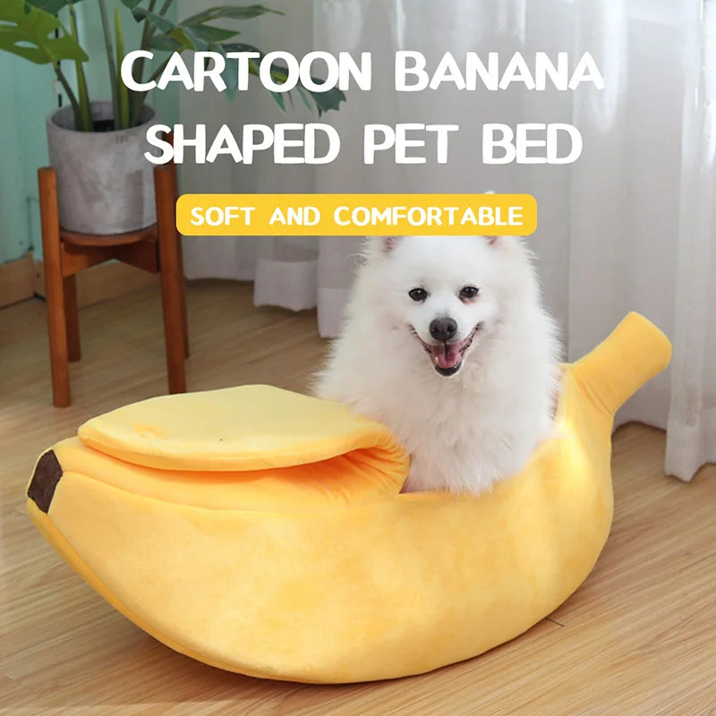 Banana Cat Bed – Cozy & Cute Pet House
