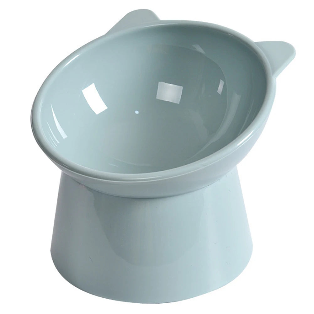 Ergonomic Elevated Cat Bowl – Anti-Vomiting, Non-Slip Food Dish for Cats & Small Dogs