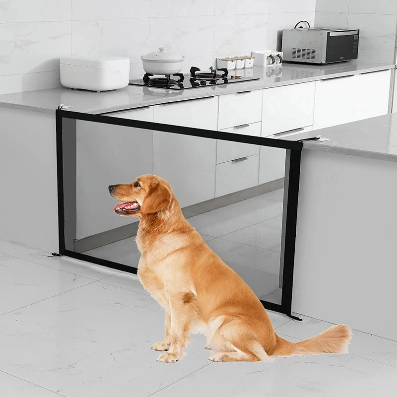 Foldable Pet Safety Gate – Dog & Cat Barrier