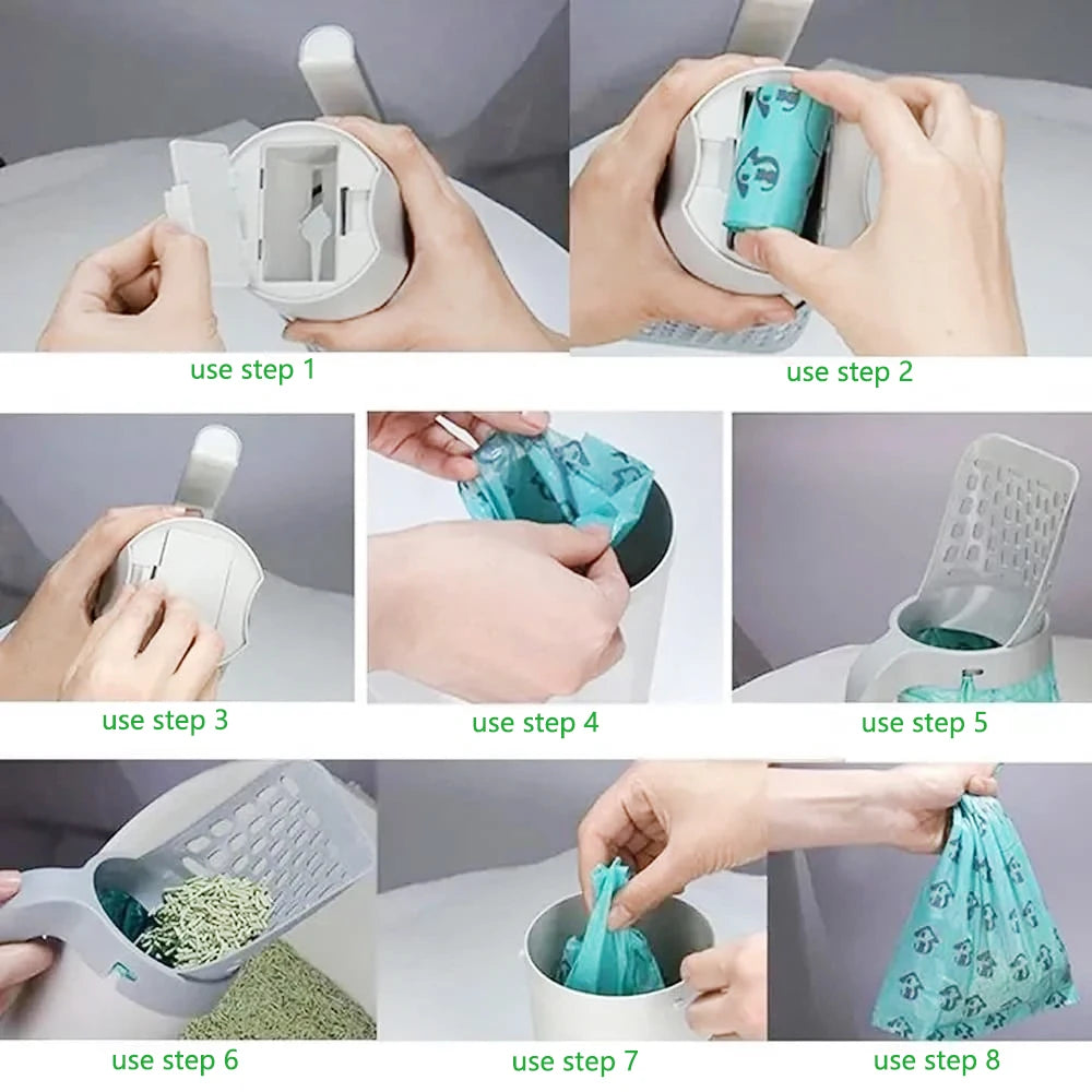 Cat Litter Scoop – Self-Cleaning & Durable