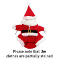Funny Santa Cat Costume – Holiday Outfit for Pets