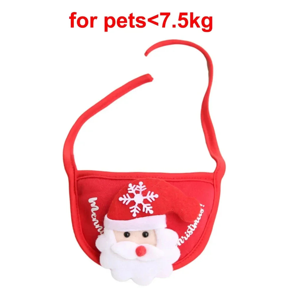 Christmas Pet Costume Set – Santa & Elk Outfit