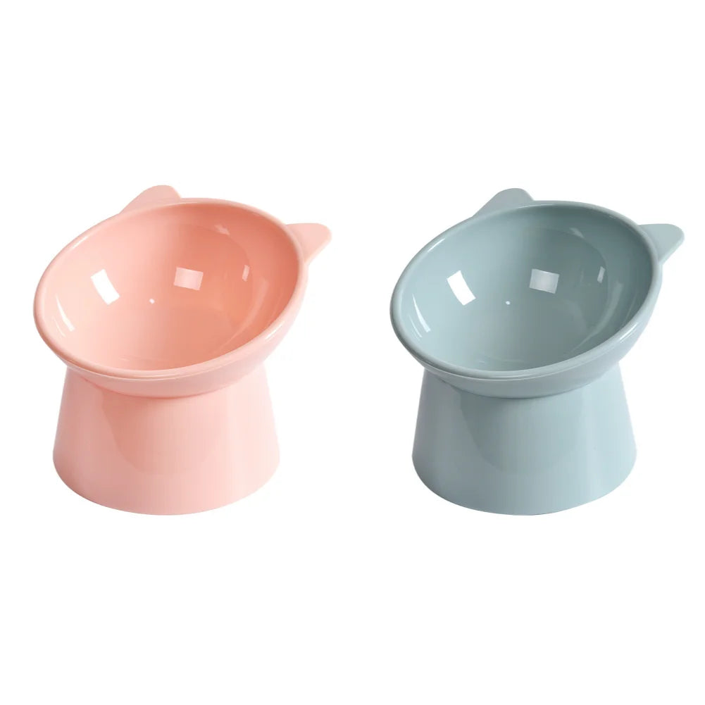 Ergonomic Elevated Cat Bowl – Anti-Vomiting, Non-Slip Food Dish for Cats & Small Dogs