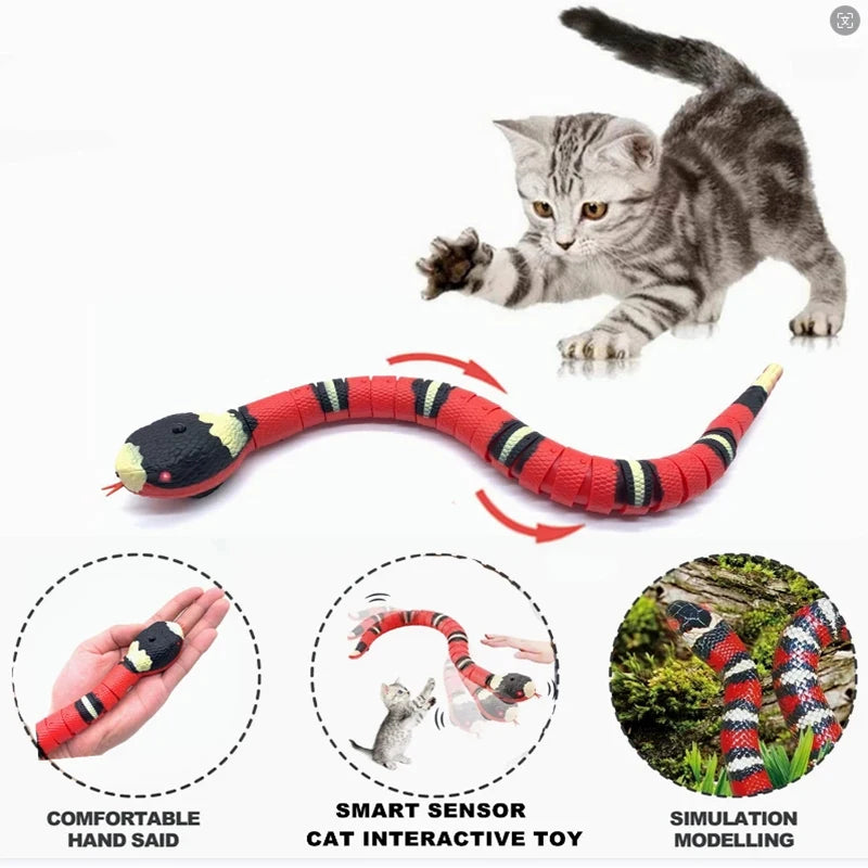 Automatic Smart Cat Toy – Interactive Snake Play