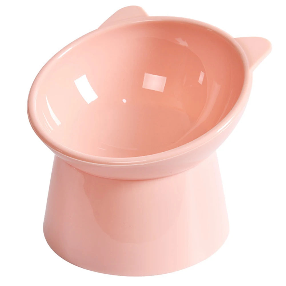 Ergonomic Elevated Cat Bowl – Anti-Vomiting, Non-Slip Food Dish for Cats & Small Dogs