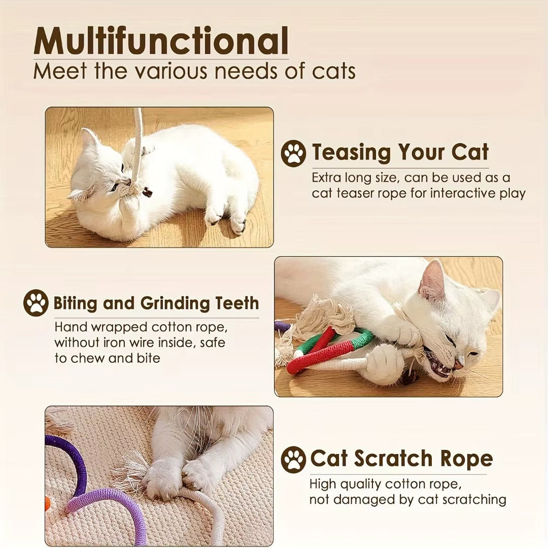 Cotton Cat Chew Toy – Fun & Healthy Playtime