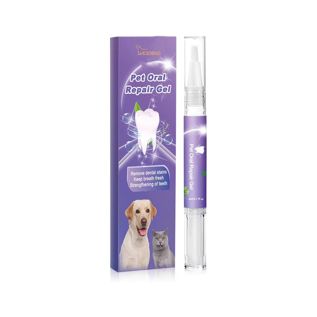 Pet Teeth Cleaning Gel – Tartar & Odor Remover
