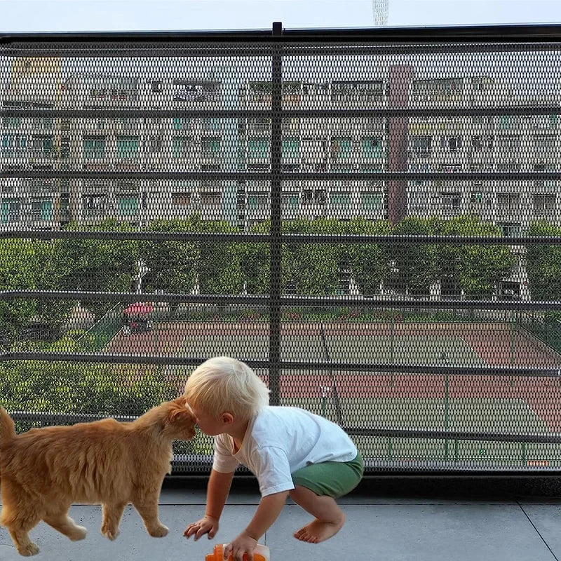 Foldable Pet Safety Gate – Dog & Cat Barrier