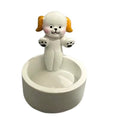 Cartoon Cat Tea Light Candle Holder - Decorative Ornaments for Office and Home Desktop