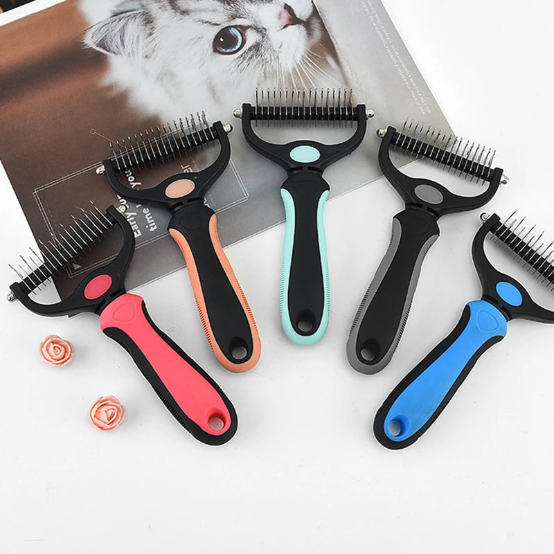 Professional Pet Deshedding Brush – Dog & Cat