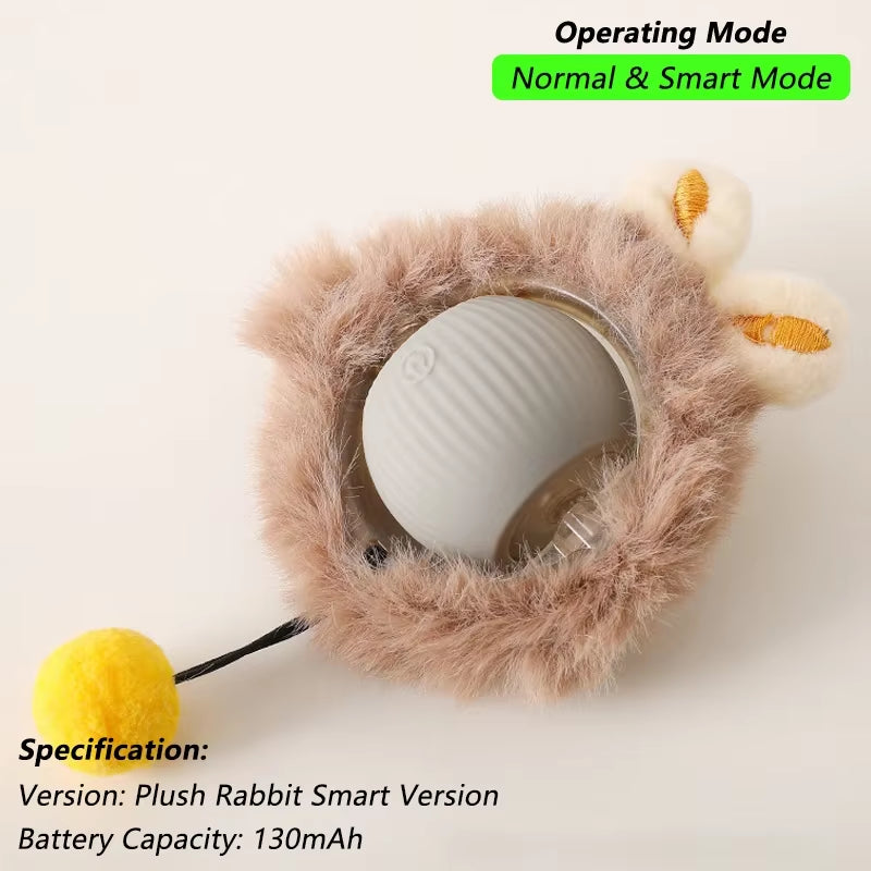 Smart Interactive Cat Ball Toy – Rechargeable