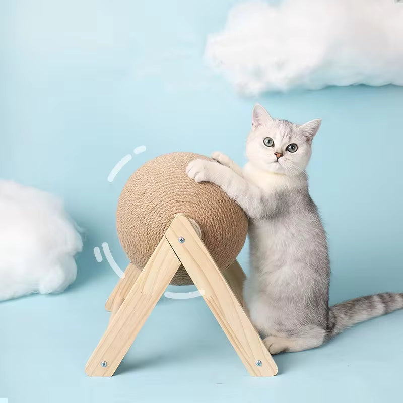 Cat Scratching Ball – Sisal Rope Paw Grinding Toy