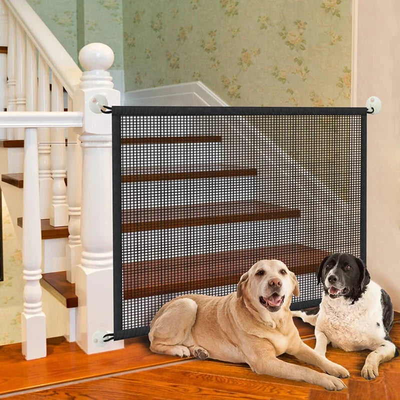 Foldable Pet Safety Gate – Dog & Cat Barrier