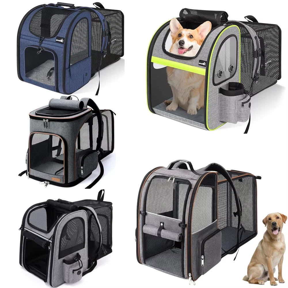 Expandable Pet Backpack for Cats & Puppies