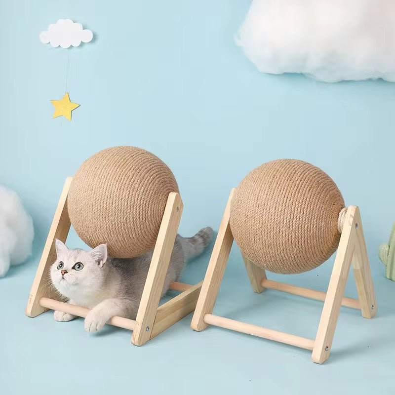 Cat Scratching Ball – Sisal Rope Paw Grinding Toy